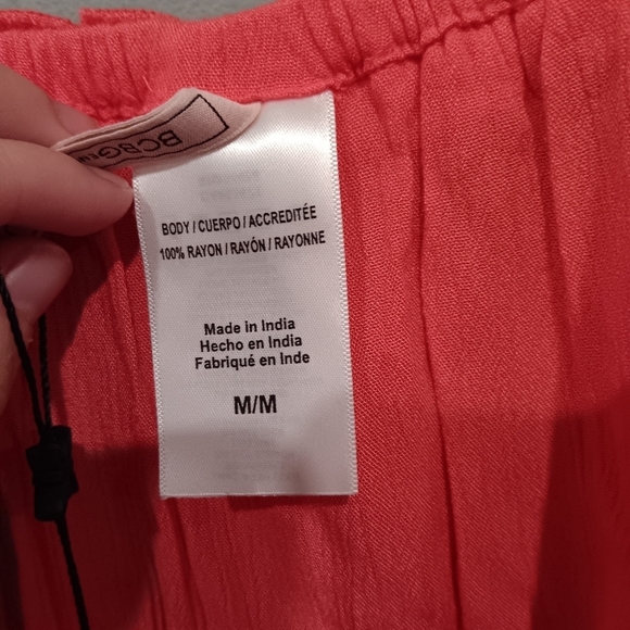 *3 for $30* BCBGGneration Coral Beach Cover Up Dress - Picture 5 of 8